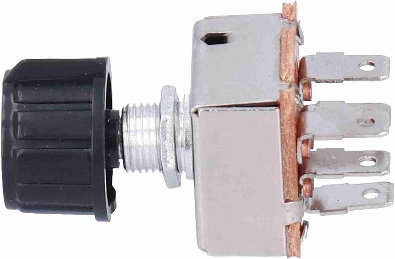 Fan Switch Car 12V Multi Blower Motor 4 Speed AC Replacement Compatible with Mei 1151, Universal Air Conditioning Control